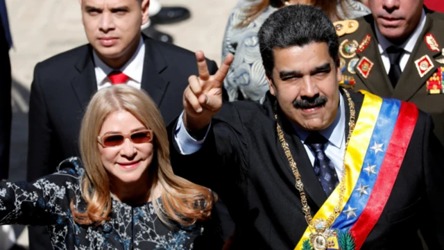 Cilia Flores y Nicolás Maduro