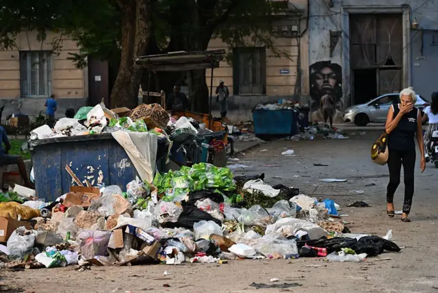Basura en La Habana