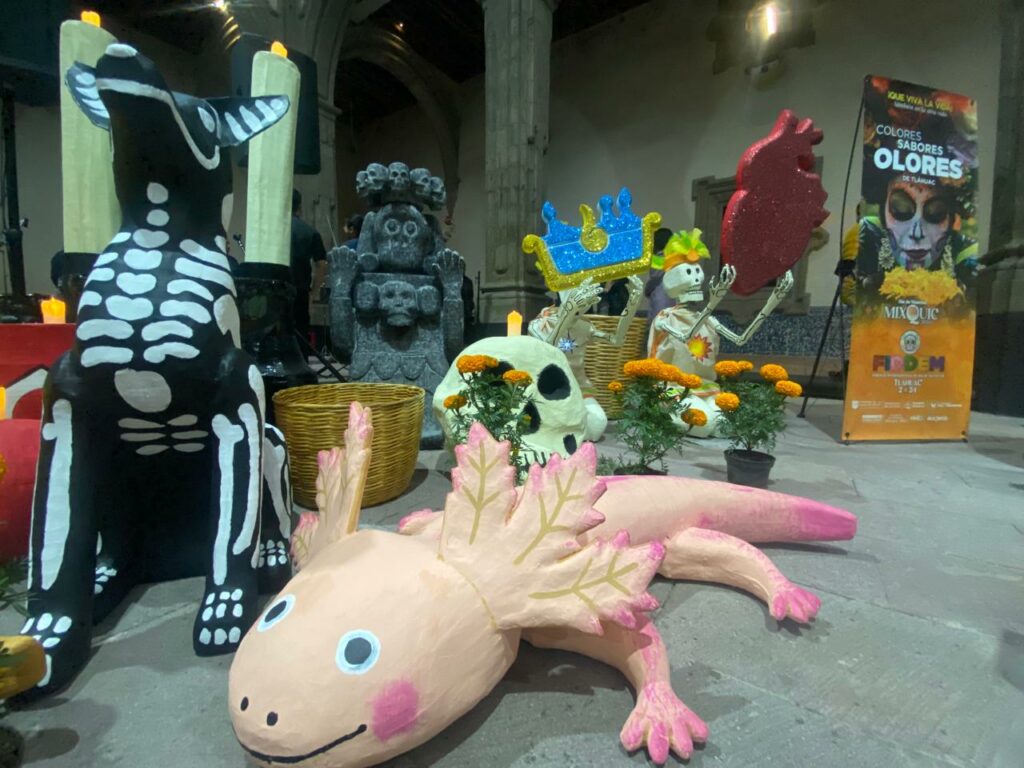 Cartonería de Día de Muertos en CDMX