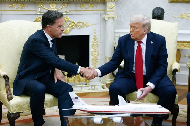 Rutte y Trump