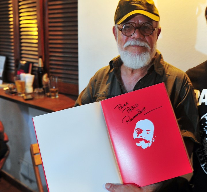 Rocambole, el nombre artístico de Ricardo Cohen. Foto Marcelo Carroll