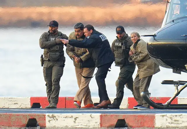 Maduro y Cilia Flores