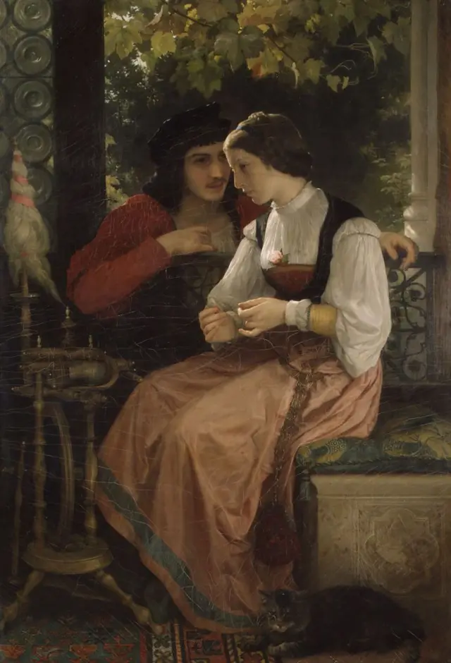 La propuesta, William-Adolphe Bauguereau, 1879