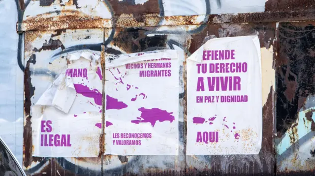 cartel en una pared de Barrio Obrero en San Juan, Puerto Rico, que lee: