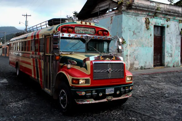 Bus en Guatemala