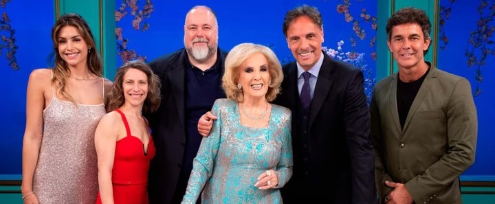 Milett Figueroa, Elena Roger, Pietro Sorba, Mirtha, Gustavo López y Mariano Martínez.