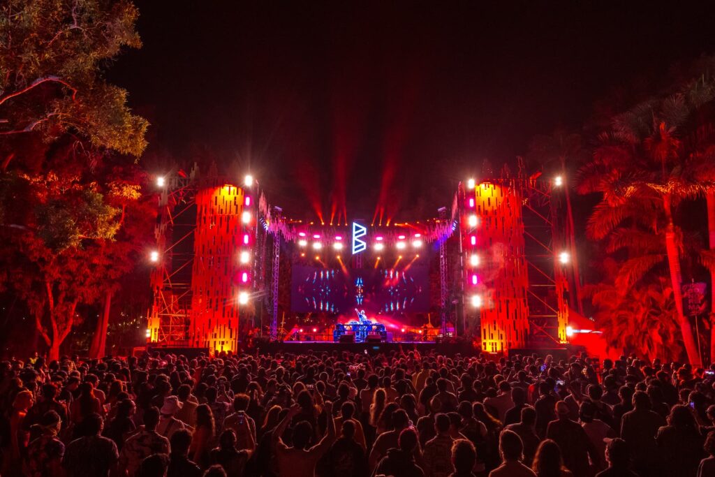 Escenario del festival Bahidorá.