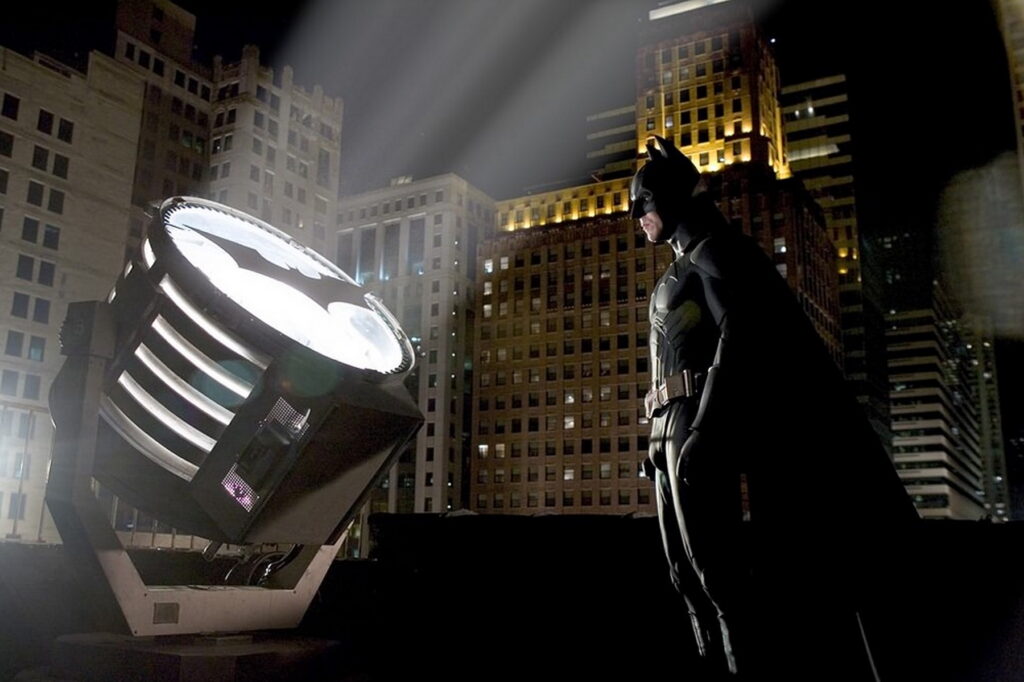 Escena de la película Batman Begins.
