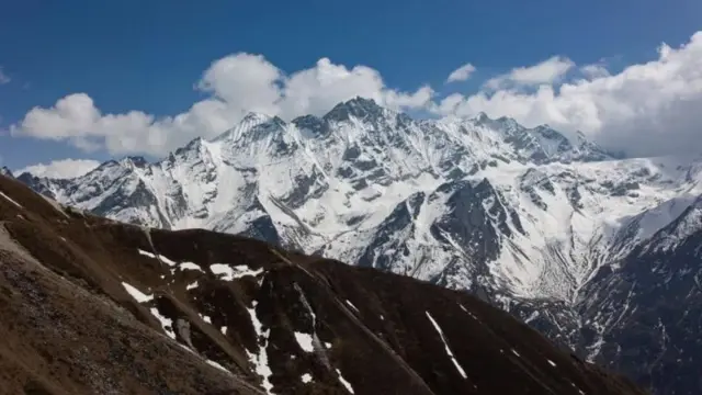 La montaña Langtang Lirung