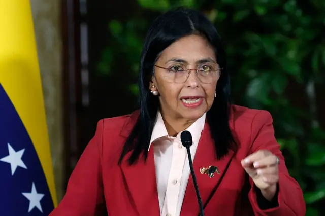 Delcy Rodríguez, vicepresidenta ejecutiva de Venezuela
