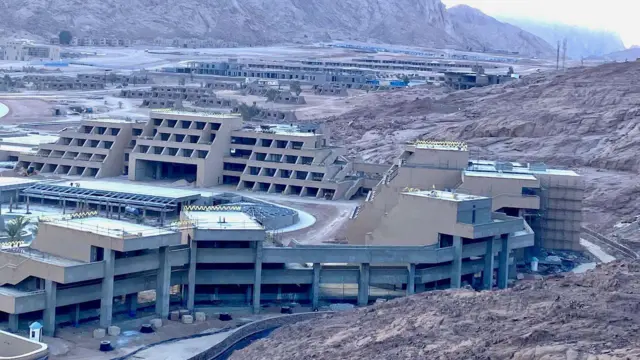 Un edificio en construcción en 2024. 