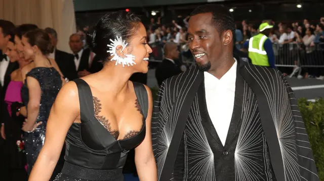 Cassie Ventura y Sean Combs en 2017