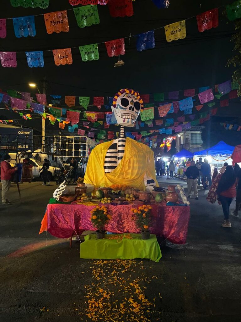 calaveras gigantes de Tláhuac 2024