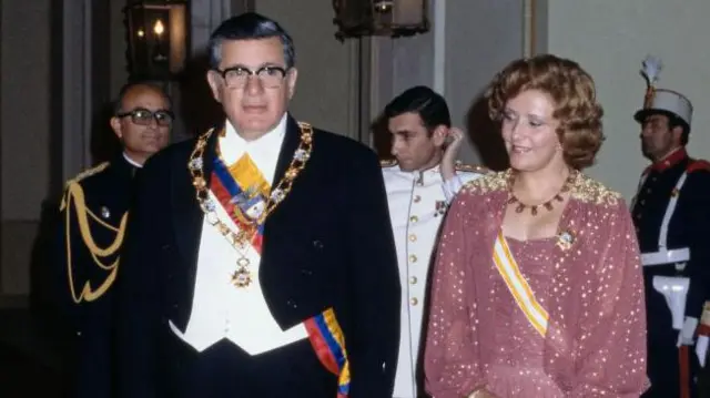 Los abuelos maternos de Miguel Uribe, el expresidente Julio Cesar Turbay ayala y Nydia Quintero