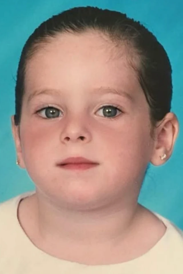 Fátima Bosch cuando era niña. 