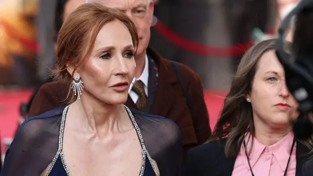 JK Rowling durante una aparición en 2022