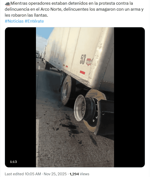 Video subido a redes sociales. ESPECIAL / X Video subido a redes sociales. ESPECIAL / X