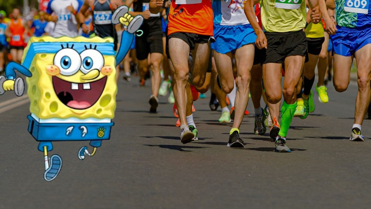 Carrera Bob esponja