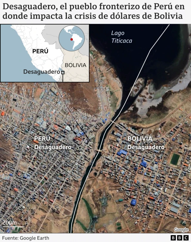Mapa Desaguadero.