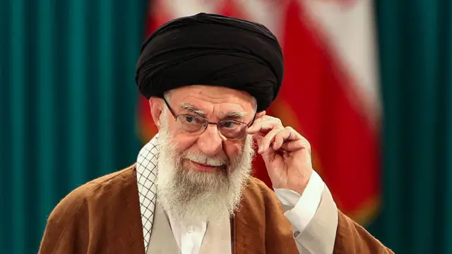 El líder supremo de Irán, el ayatolá Ali Khamenei, en Teherán el 10 de mayo de 2024.
