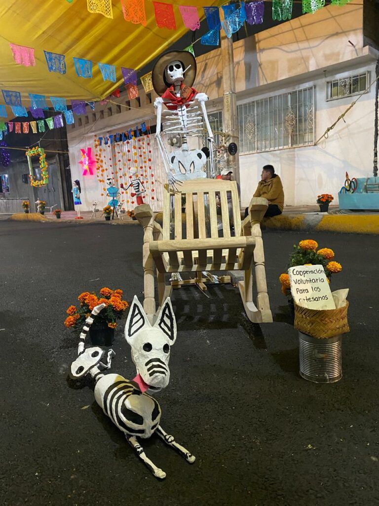 Calaveras gigantes de Tláhuac