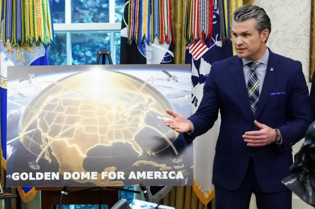 Pete Hegseth habla en el Despacho Oval sobre el