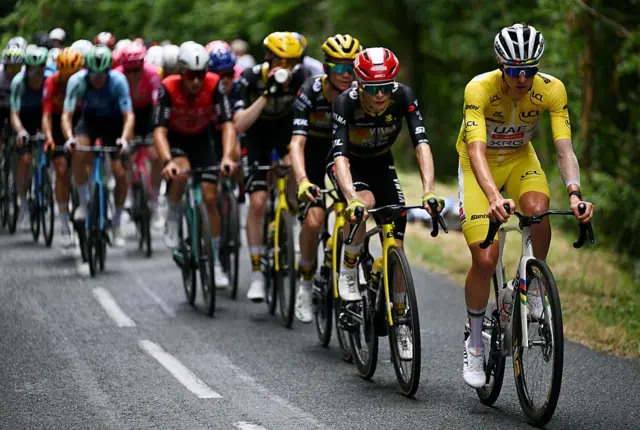 Ciclistas en el Tour de Francia