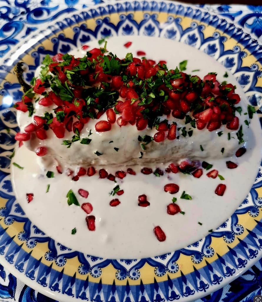 ¿Dónde comer los mejores chiles en nogada de CDMX? | Foto: Casa Frida Sofía 