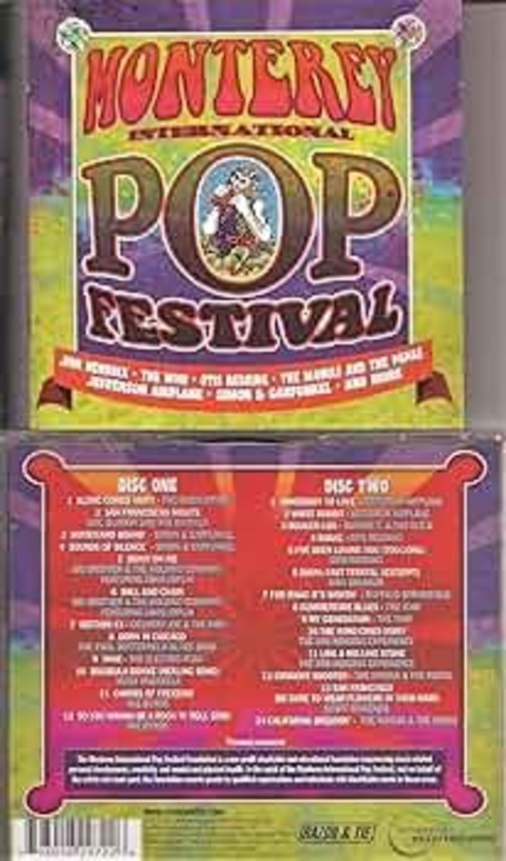 El psicodélico afiche original del Monterey Pop Festival, 1967