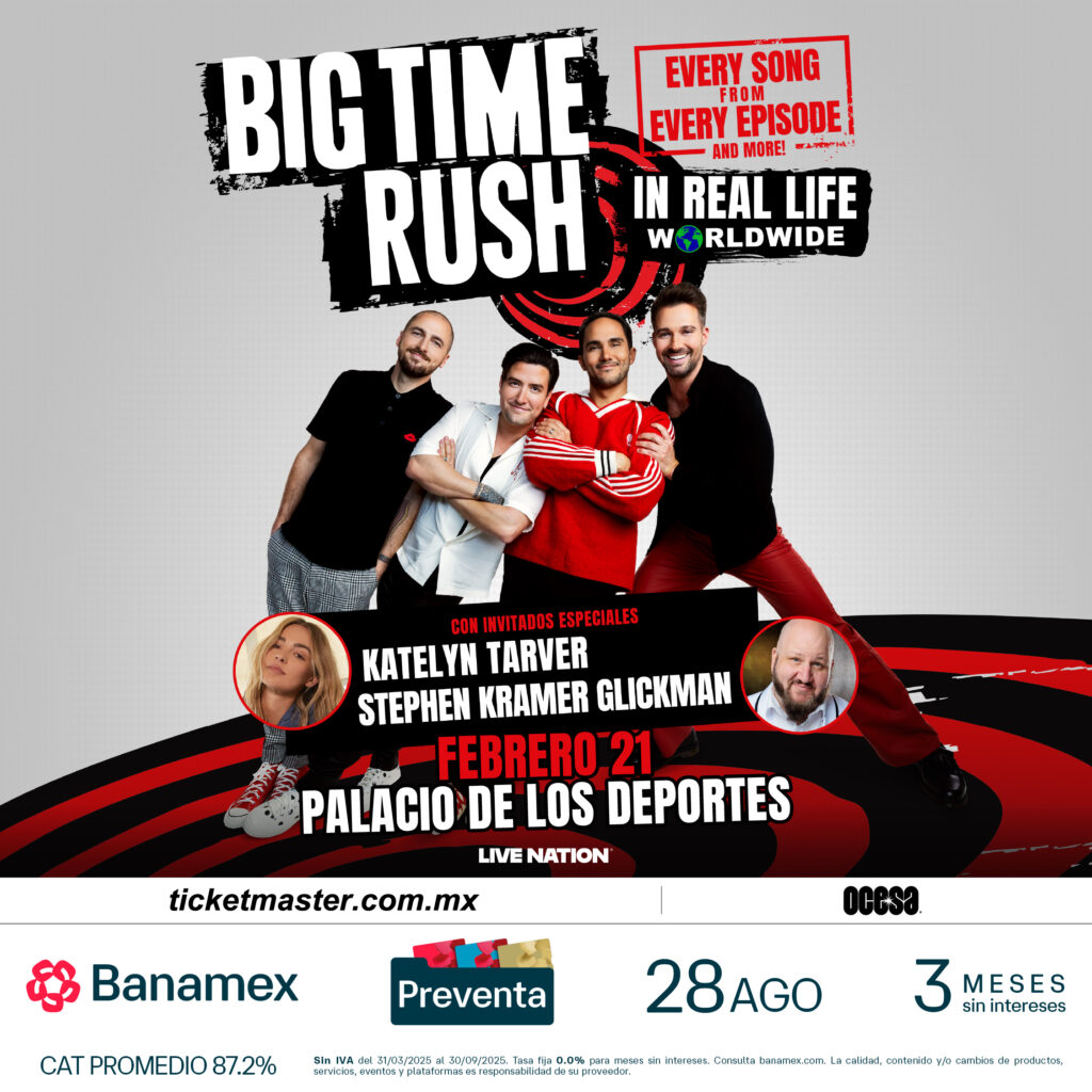 Conciertos CDMX 2026: Big Time Rush.