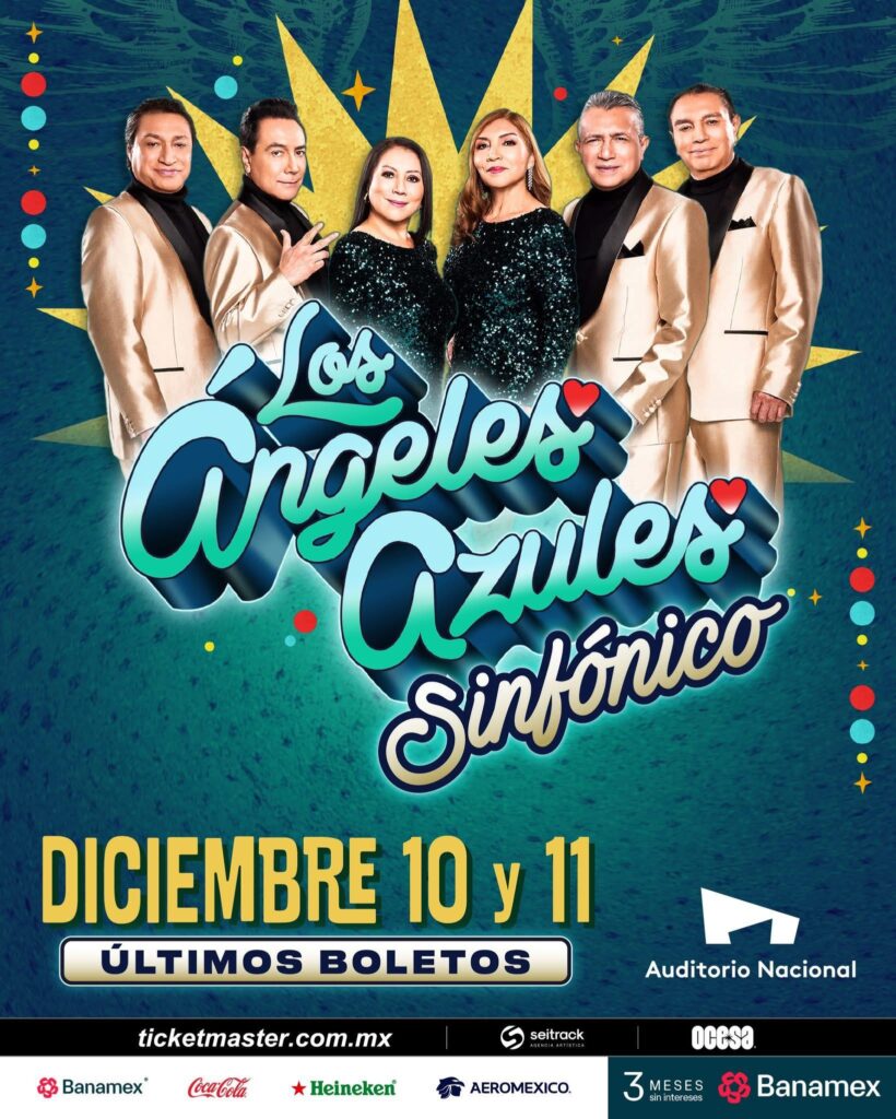 Los Ángeles Azules conciertos cdmx.