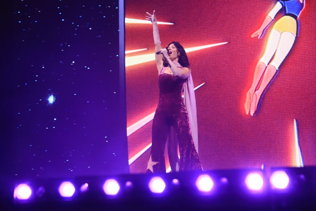 Marina en el festival Corona Capital 2025.