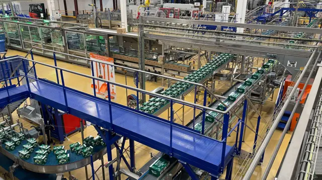 La planta embotelladora de Perrier 