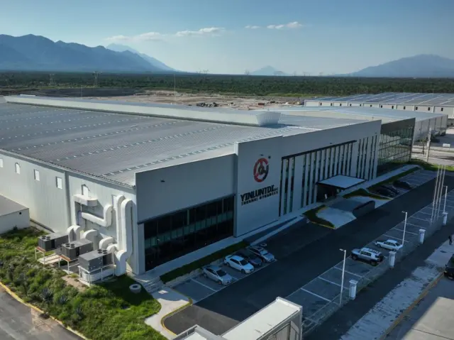 Un parque industrial en Nuevo León