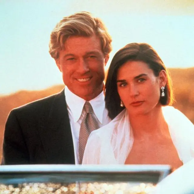 Robert Redford y Demi Moore en 