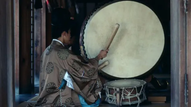 Música tradicional japonesa.