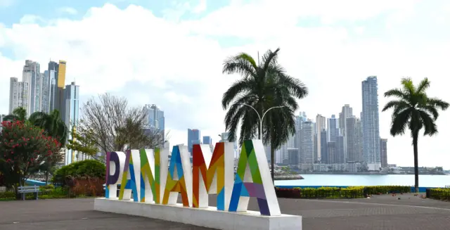 Letrero de Panamá