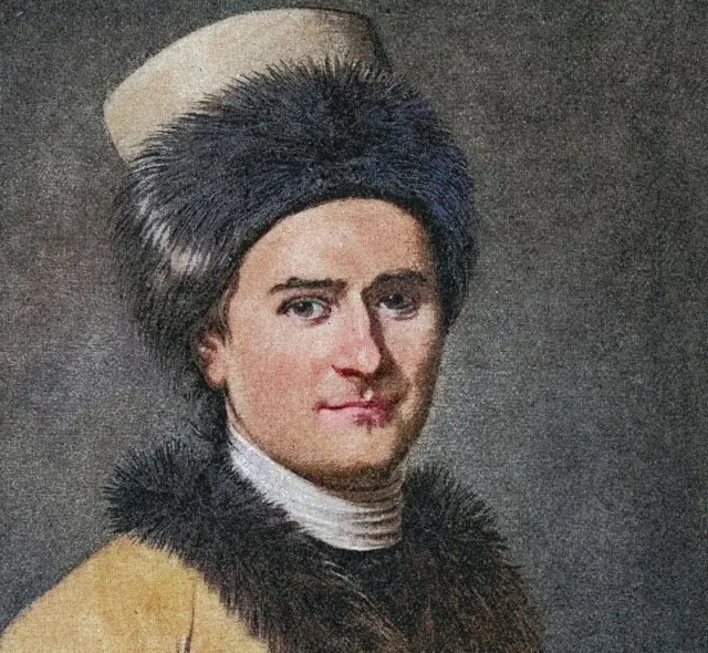 Retrato de Jean Jacques Rousseau