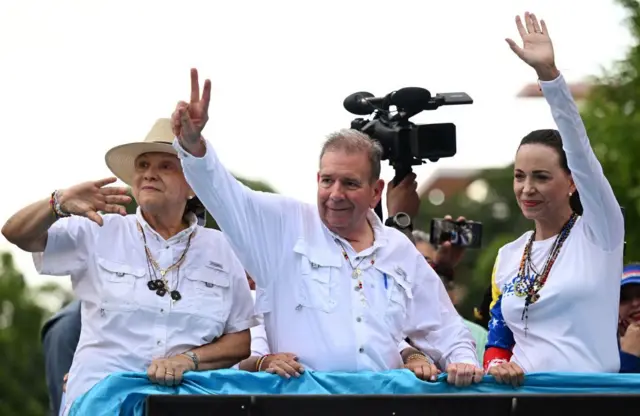 Edmundo González y María Corina Machado.