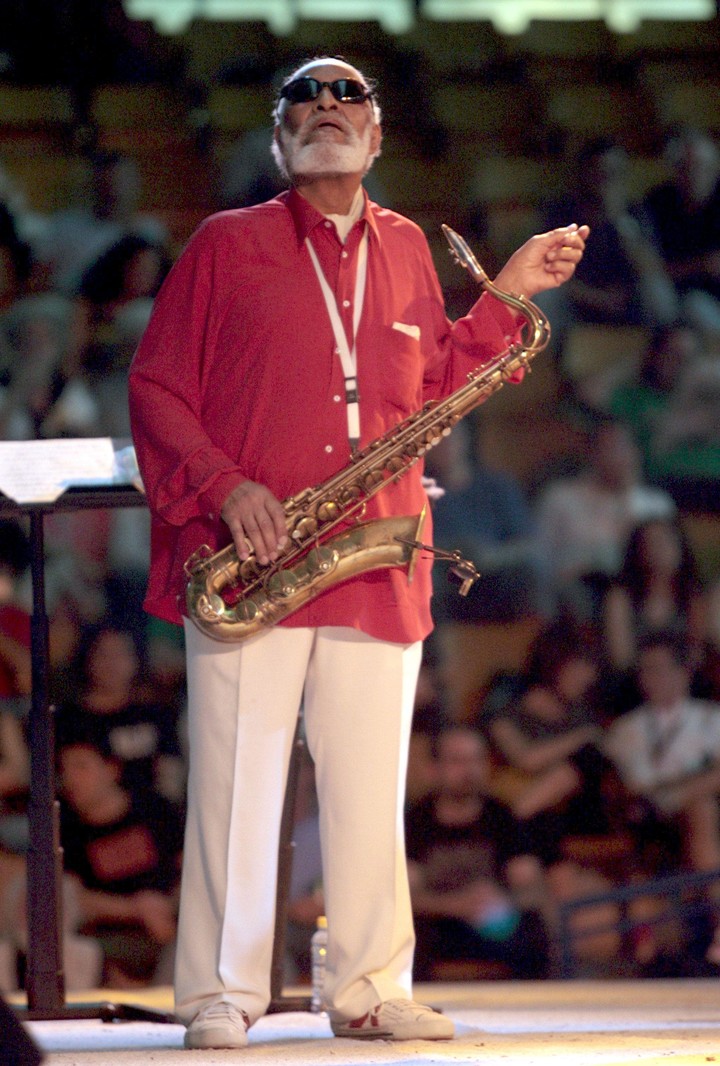 Sonny Rollins en un momento de su actuación en la trigésimosegunda edición del Festival de Jazz de Vitoria-Gasteiz. Foto: EFE