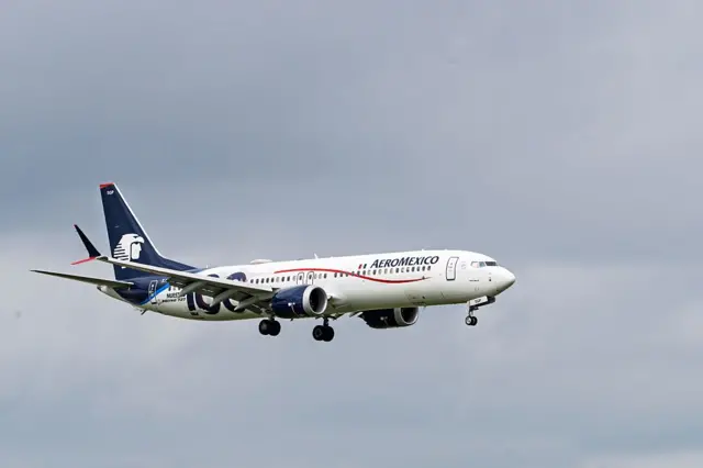 Avión de Aeroméxico