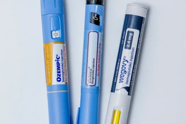 Tres de las opciones disponibles comercialmente de los inhibidiores GLP1