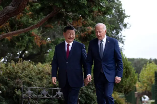 Xi y Biden