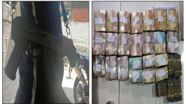 Fotos de armas y droga