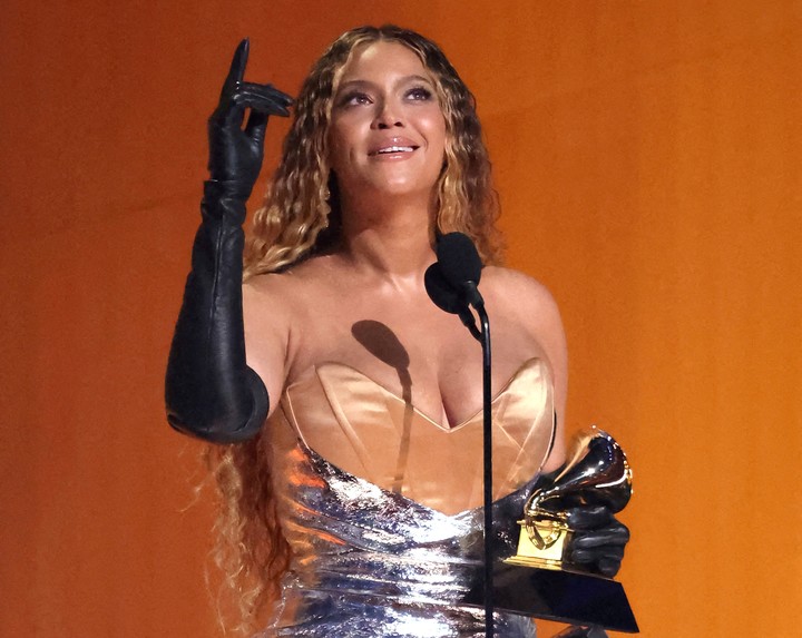 Beyonce es la principal candidata, con más nominaciones, para los Grammy 2025. Foto: Reuters.