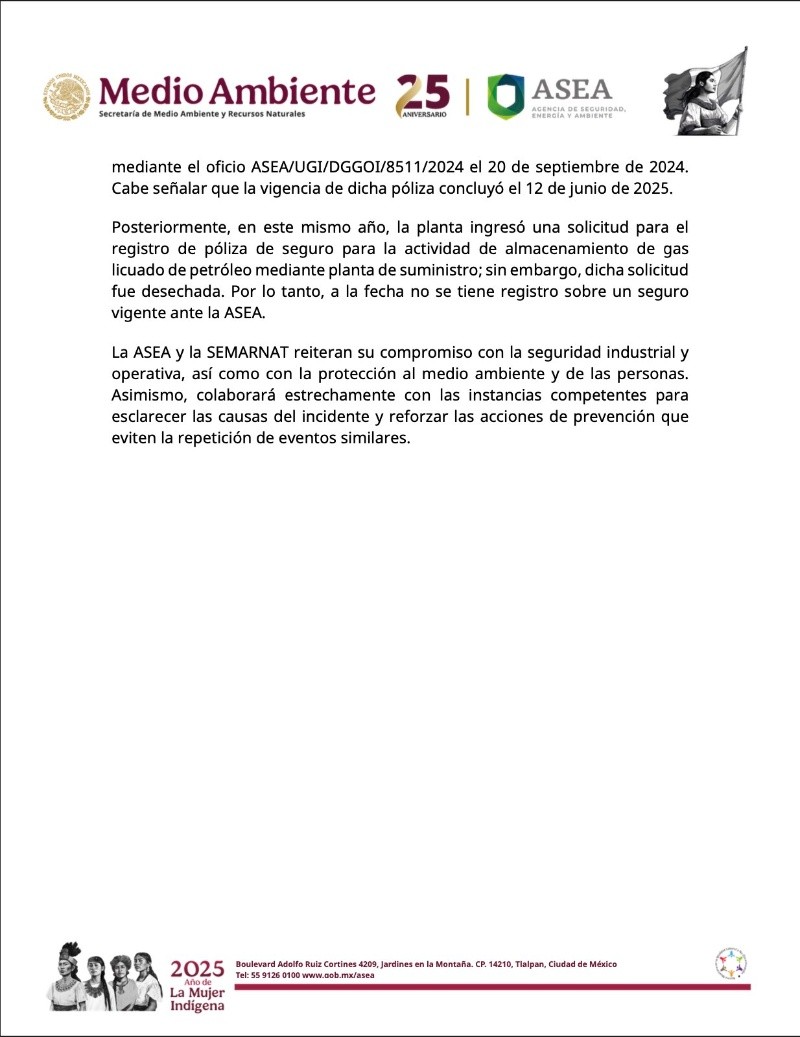 X / @agencia_asea X / @agencia_asea