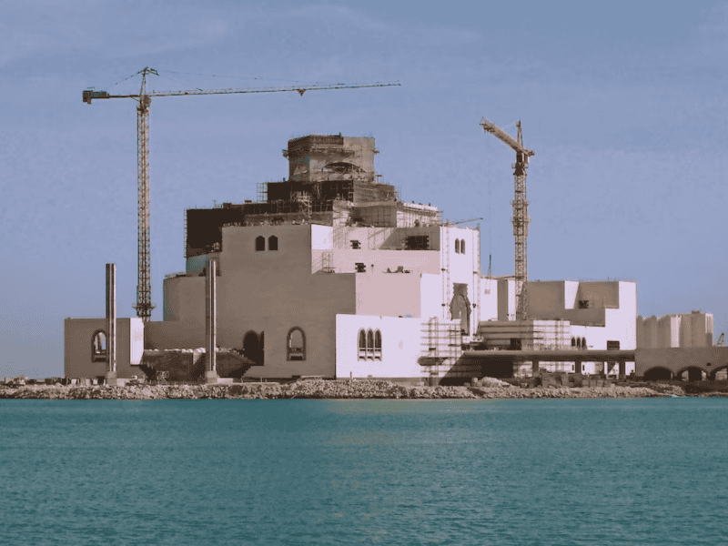 Pei exigió que el museo que hizo en Qatar tuviera su propia isla para no competir con otros edificios. ESPECIAL/SUN/Qatar Museums