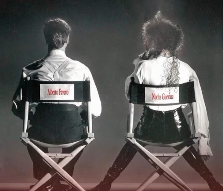 Nacha y Alberto Favero vuelven a subirse a un escenario juntos. Foto IG