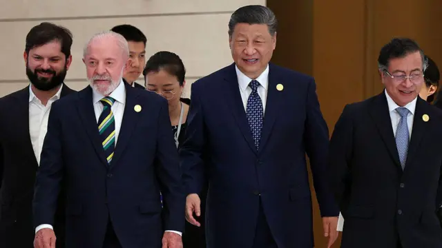 Los presidentes de Chile, Gabriel Boric; de Brasil, Lula da Silva y Petro, de Colombia, viajaron a China en mayo de 2025 para afianzar la relación del gigante asiático con América Latina.