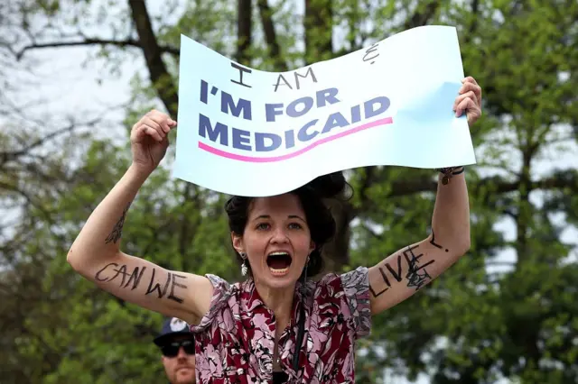 Protesta por Medicaid